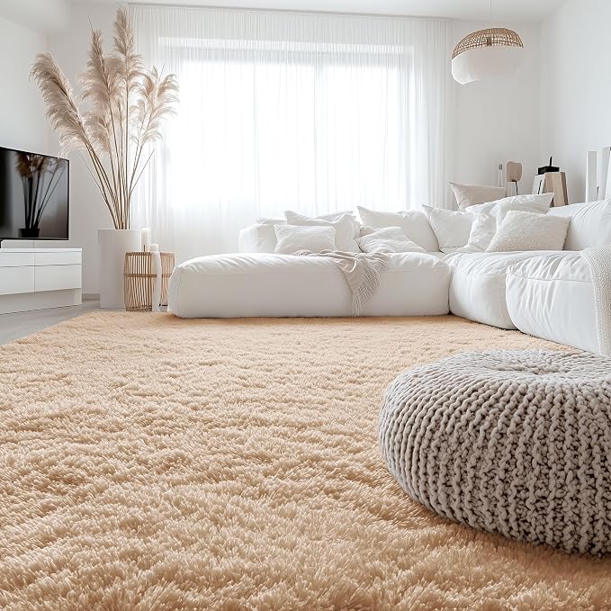 OLANLY 7x7 Machine Washable Large Area Rugs by OLANLY