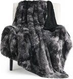 Bedsure GentleSoft Fluffy Black Blanket Cozy Gifts by Unknown