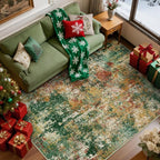 RELEANY Washable 8'x10' Abstract Area Rug - Image 9
