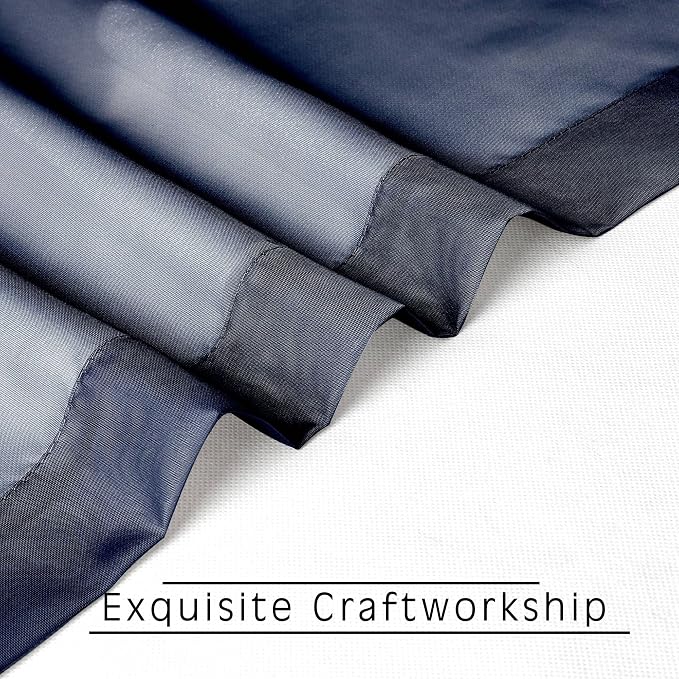 Short Sheer Curtains 24 Inches Long 2 Panels - Image 4