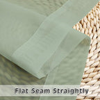 Living Room Sheer Curtains 120" Length 2 Panels Set - Image 5