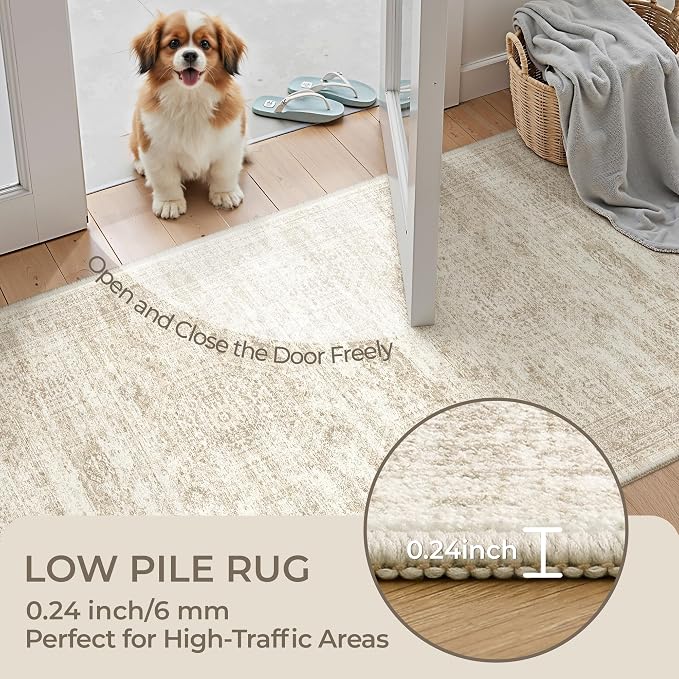Round Rug 8ft, Circle Rug for Dining Room Table, Dining Room, Nursery Room - Image 6