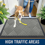 OLANLY Front Door Mat Outside Entrance 35x23, Waterproof Heavy-Duty Doormat | - Image 6