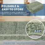 GarveeHome Scalloped 3x5 Area Rug Washable Rug - Image 6