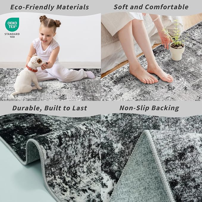 3x15 Ft Long Hallway Runner Rug – Non-Slip Washable Kitchen Floor Rug - Image 5