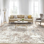 LOONGRUG 8x10 Area Rugs Washable Large Neutral Modern Living Room Rug | - Image 5