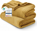 Bedsure GentleSoft Gold Fleece Throw Blanket by Unknown