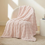 Bedsure GentleSoft Pink Throw Blanket - Image 6