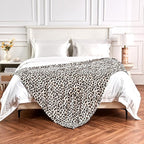 Edenleaf Leopard Print Blanket Fleece Throw - Image 5