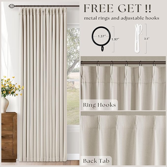 Extra Wide Blackout 70 x 108 Curtains - Image 4