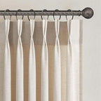Pinch Pleated 94 Inch Curtains 2 Panels by Topfinel
