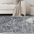 Aelenmu 5x7 Area Rugs for Living Room Washable Bedroom Dining Room Black | - Image 9