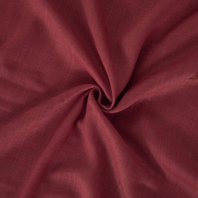 BGment Long Linen Semi Sheer Curtains 102 Inch Length - Image 9
