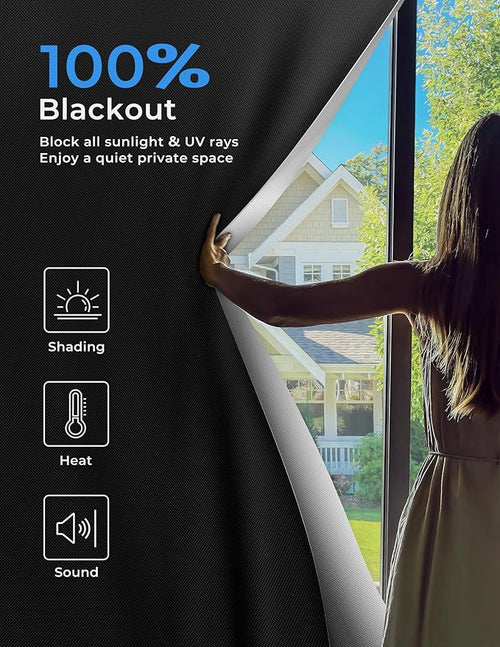 50"x60" Portable Blackout Curtains Blinds - Image 2