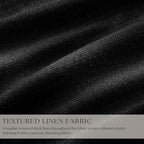Black 86 Inch Pinch Pleated 100% Blackout Curtains - Image 3