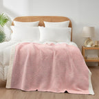 Snuggle Sac Heather Pink Throw Blanket - Image 7