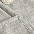 YoungsTex Dark Grey Linen Curtains 63 Inch Length - Image 9