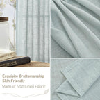 Short Linen Curtains 30 Inch Length - Image 6