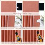 100% Blackout Curtains 90 Inch Length 2 Panels Set - Image 5