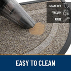 OLANLY Half Circle Front Door Mat Outside 33x21 All-Season Rubber Doormat | - Image 5