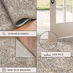 Washable Dining Room Rugs for Under Table - Image 4