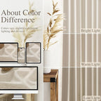 Boho Curtains 90 Inches Long for Living Room Linen Light Filtering Semi Sheer - Image 3