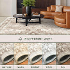 Beige Washable 8ft Long Runners - Image 6