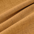 MIULEE Fall 100% Blackout Linen Curtains 42" x 90" Mustard Yellow 2 Panels | - Image 9