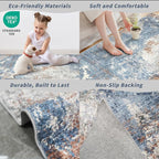 3x12 ft Long Hallway Runner Rug Non-Slip Washable Carpet Runner - Image 5