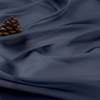 Sheer Navy Blue Curtains, Sheer Curtains 63 inch Length 2 Panels Set, Rod - Image 7