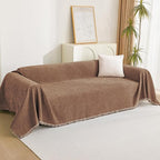 MYSKY HOME Loveseat Cover Camel Couch Cover Sectional Couch Covers - Image 8
