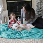 Bedsure GentleSoft Fleece Blankets Twin Size River Blue - Image 8