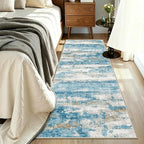 Washable Runner Rugs 3x10 Abstract Kitchen Runner Rug Non Slip Backing - Image 7