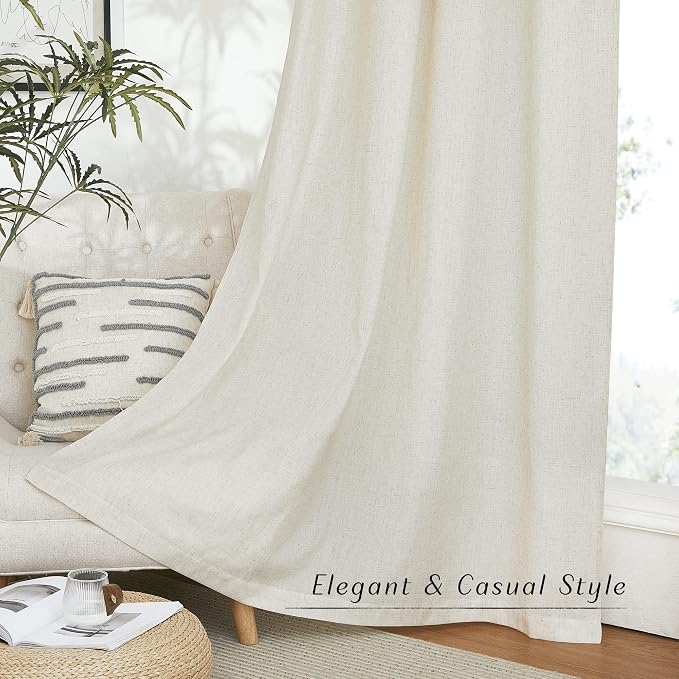NICETOWN Linen 36 inch Curtains - Image 7