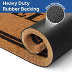 Barnyard Designs Natural Coco Coir Non-Slip Doormat | Heavy-Duty Welcome Mat - Image 5