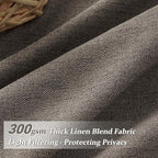 Pinch Pleated Chocolate Tart Semi Sheer Curtains 84 Inches Long - Image 2