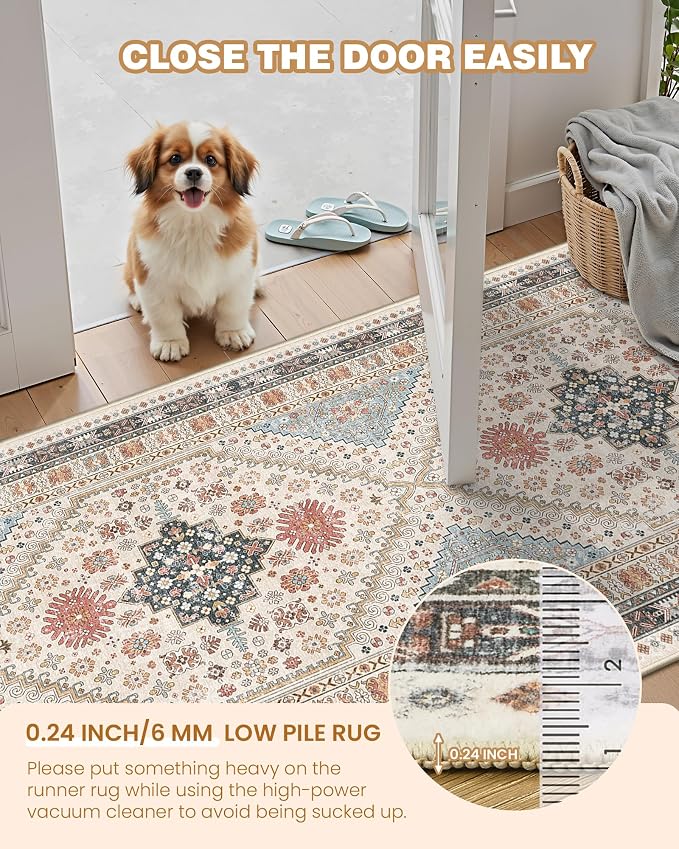 Kitchen Runner Rug Non Slip Washable Rugs 2.5x10, Carpet Runner - Image 4