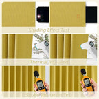 100% Blackout Curtains 84 Inch Length 2 Panels Set - Image 6