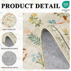 DUKINO 6ft Round Rug for Bedroom, Washable Soft Non Slip Circle Rug, Stain - Image 5