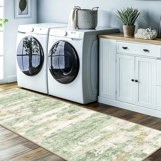Runners for Hallways 2x8 Kitchen Runner Rugs，Modern Abstract Rug Runners for - Image 8