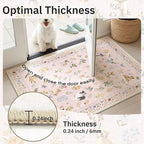 Soalmost Dog 8x10 Pink Area Rugs - Image 9