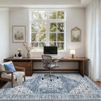 9x12 Area Rugs Living Room: Washable Vintage Rug - Image 9