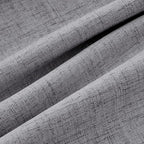 MIULEE 100% Blackout Linen Curtains 42 x 84 Inch Glacier Gray 2 Panels | - Image 9