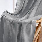 MIULEE Grey Linen Curtains 52x96 Inch Long - Image 6
