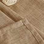 YoungsTex Toffee Linen Curtains 63 Inches Long - Image 7