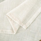 Kitchen Semi Sheer Linen Curtains 24 Inch Long - Image 9