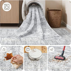 4x8 Rug Non Slip, Washable Hallway Runner Rug, Nursery Room, Soft Runner Rug - Image 8