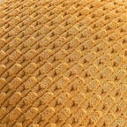 Set of 4 Mustard Yellow Decorative Throw Pillow Covers 16x16 Inch Corduroy - Image 5