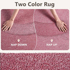 2x8 Red/White Runner Rug Washable Non-Slip - Image 9