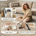 Schweek Khaki 2x3 Entryway Rug Non-Slip Washable Rugs - Image 6
